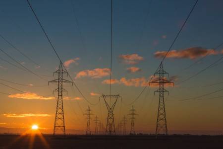 powerlines sky